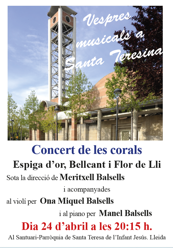 Concert de corals als Vespres musicals a Santa Teresina