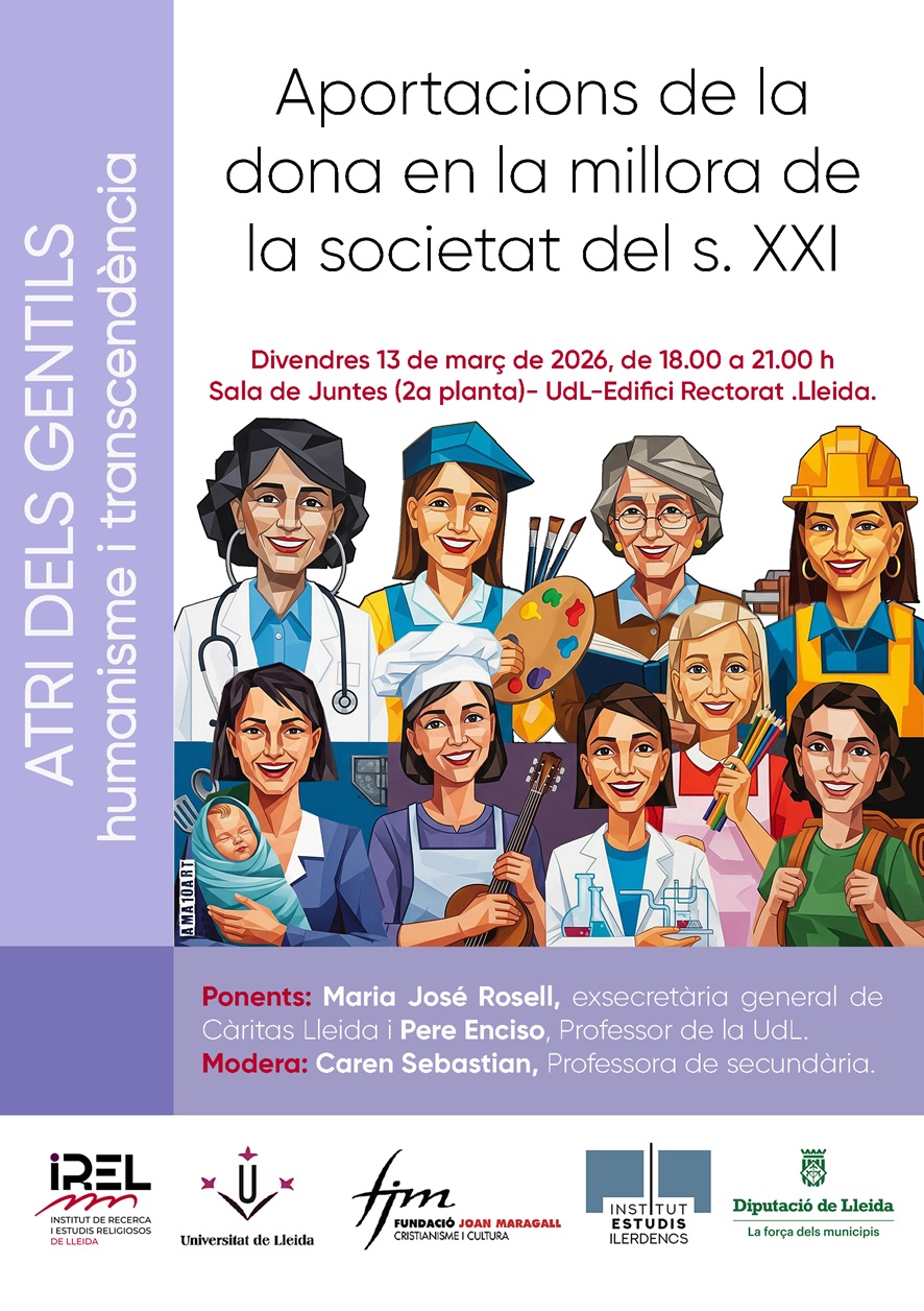 Seminari de l'IREL sobre el paper de la dona en la millora de la societat del segle XX el 13 de març al Rectorat