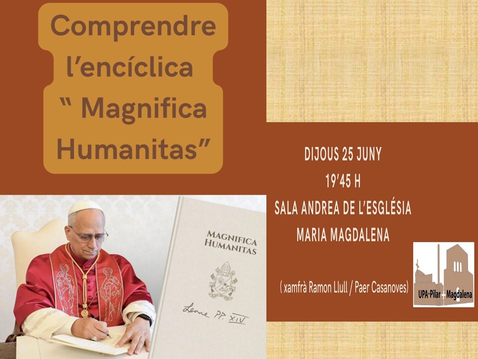 Sessió per comprendre l'encíclica del Papa Lleó XIV