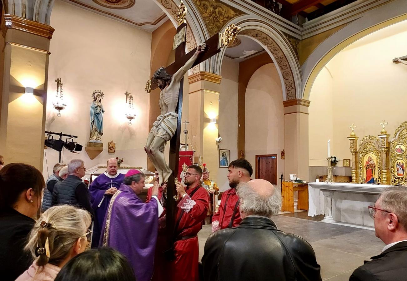El Sant Crist de la Sang sortirà restaurat a la processó del Sant Enterrament