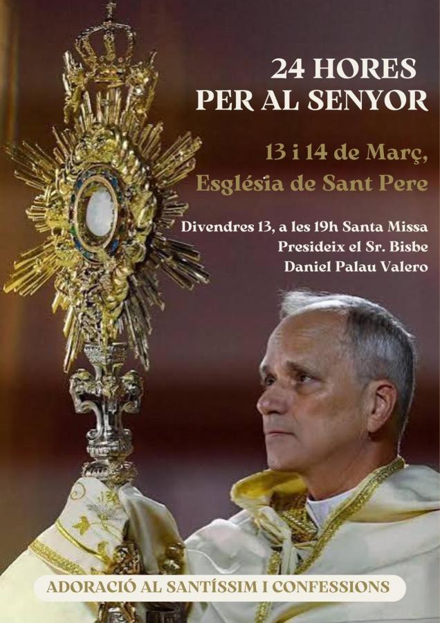 L'Església convida a celebrar les "24 hores per al Senyor" pregant per la pau