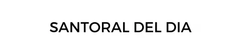 Santoral del dia